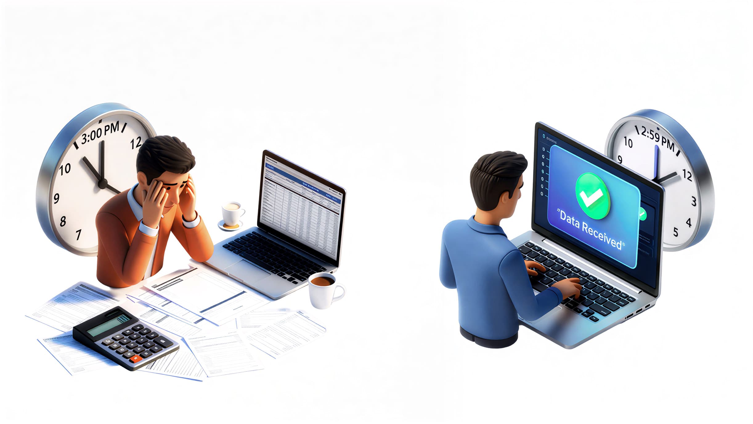 Time Savings: 3-4 Hours vs 60 Seconds